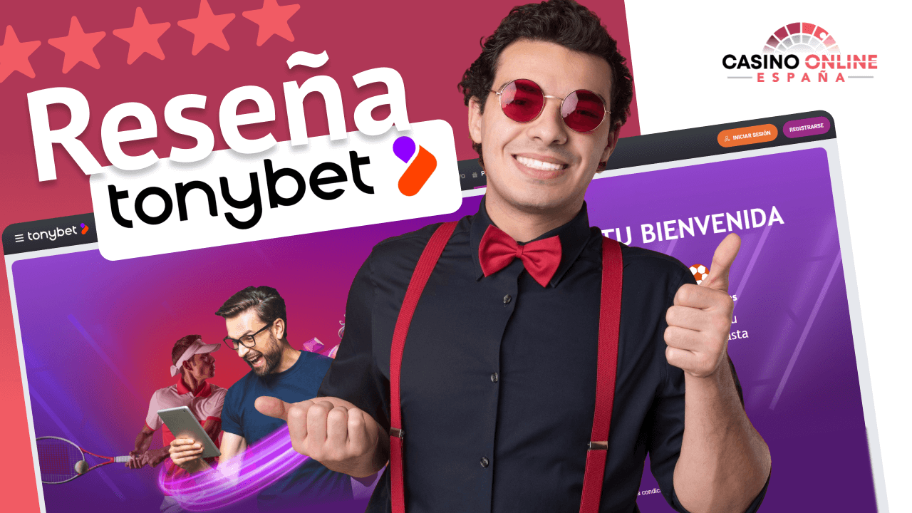 Screenshot der Tonybet-Anmeldeseite mit Login-Feldern